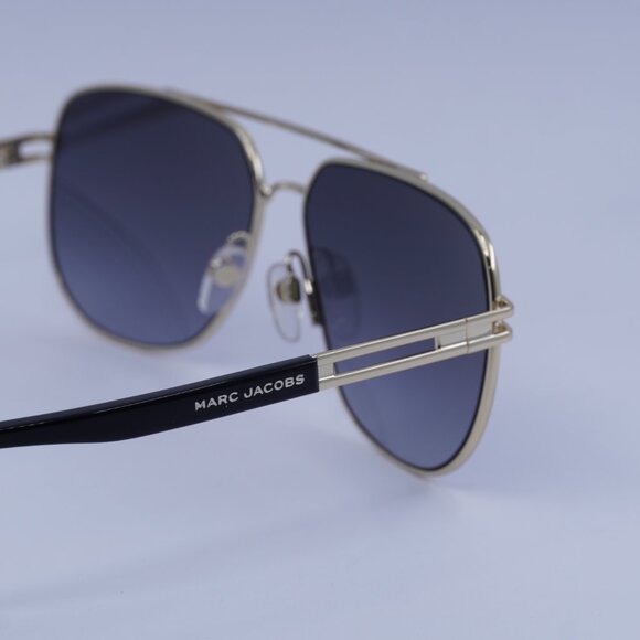 Marc Jacobs MARC 633/S 0RHL 9O Sunglasses Gold Aviator Frame, Grey Lenses - Picture 10 of 11